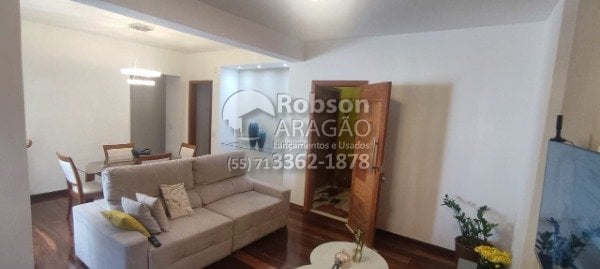 Apartamento Amplo 3/4 (Suíte), 115m², Dependência Completa - Acupe de Brotas - 1